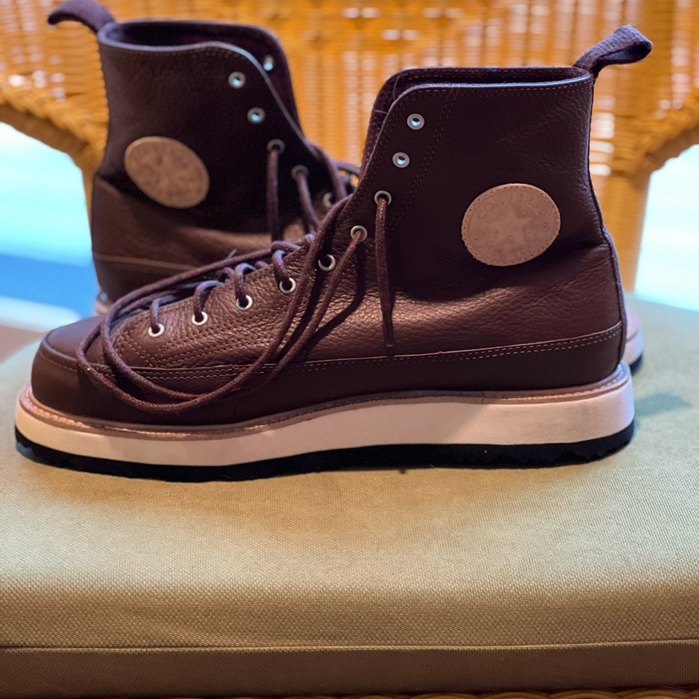 Converse Dark Brown Leather Men's Boots